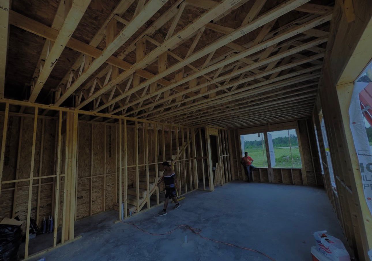 Framing crew at work